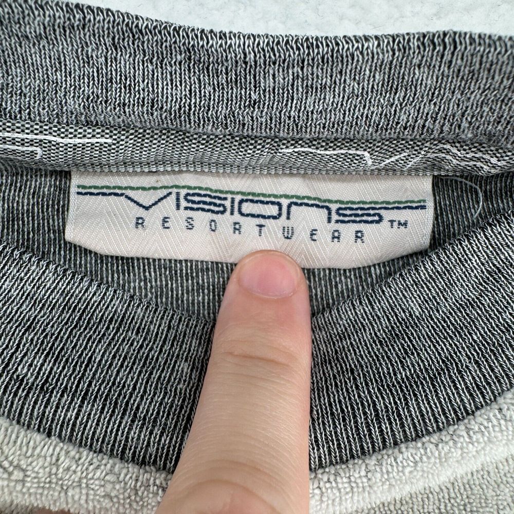 Vintage Visions Resortwear Mickey Mouse Orlando Mens Large Gray Terry Cloth * - Picture 4 of 9